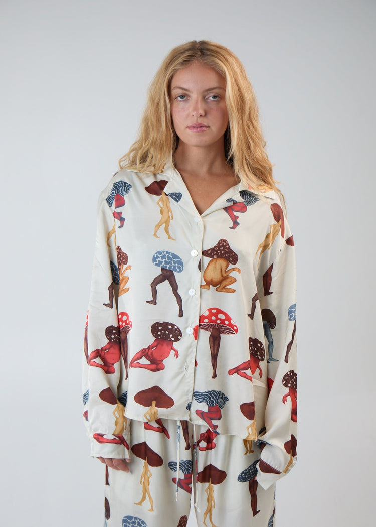 Magic Mushroom PJ Top