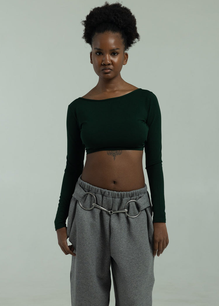 Bit Flared Sweats- Charcoal