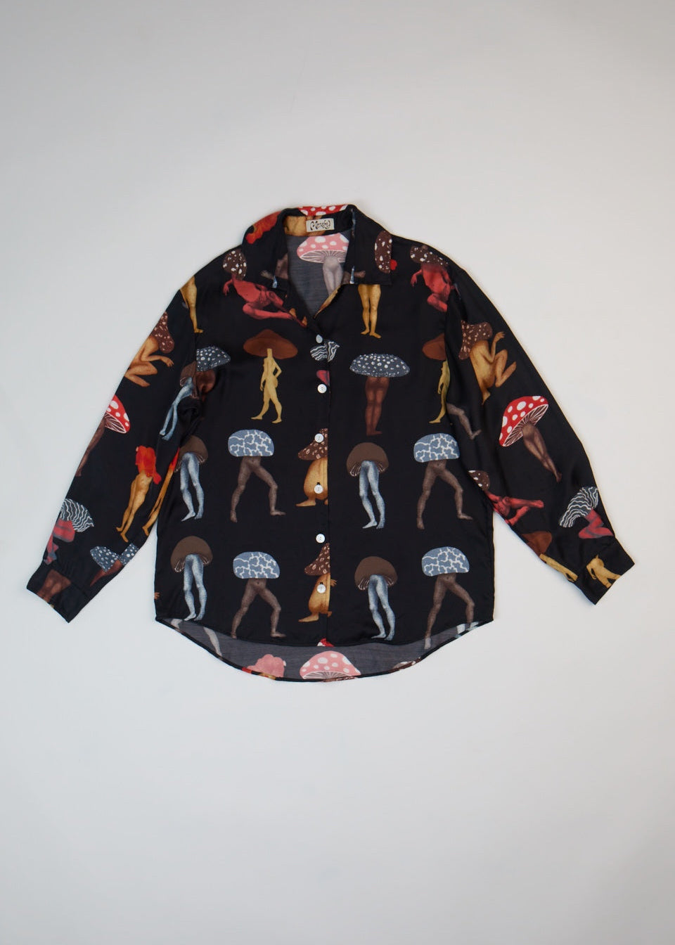 Midnight Magic Mushroom PJ Top