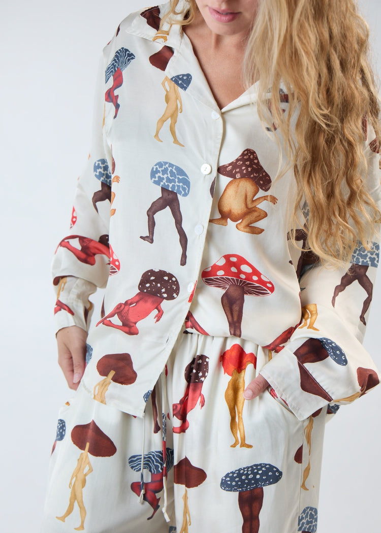 Magic Mushroom PJ Top