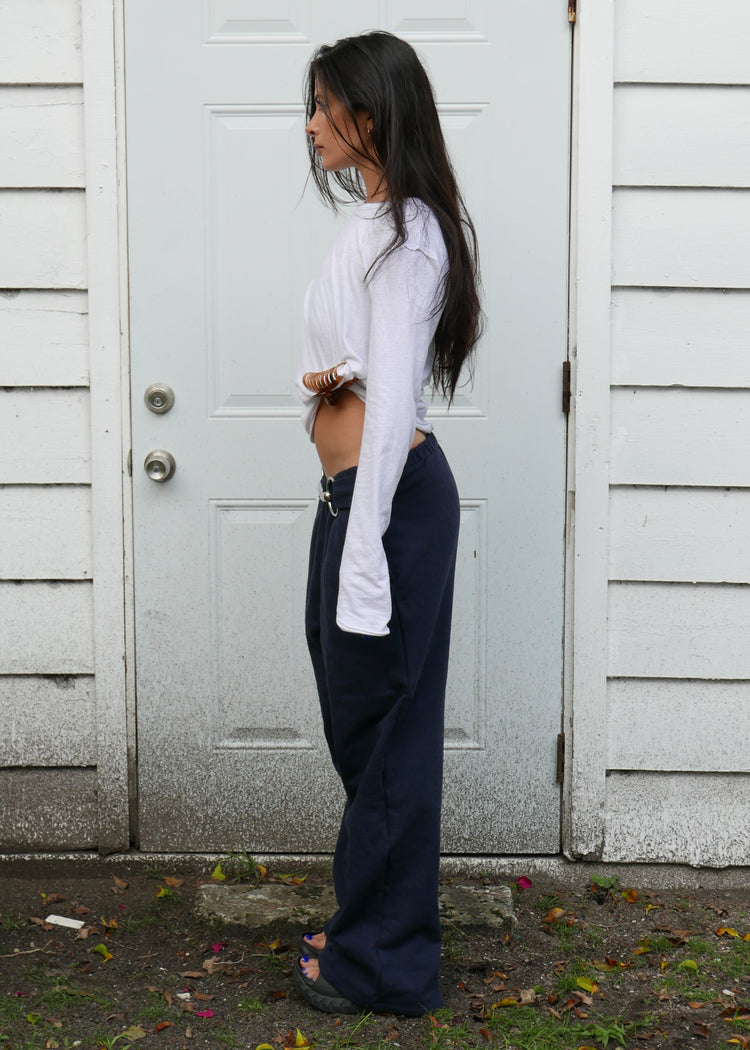 Bit Flared Sweats- Midnight