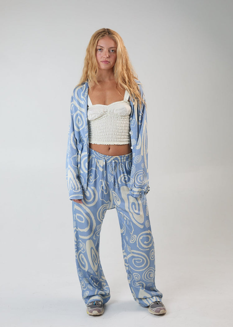 Floaty PJ Pant- vortex print