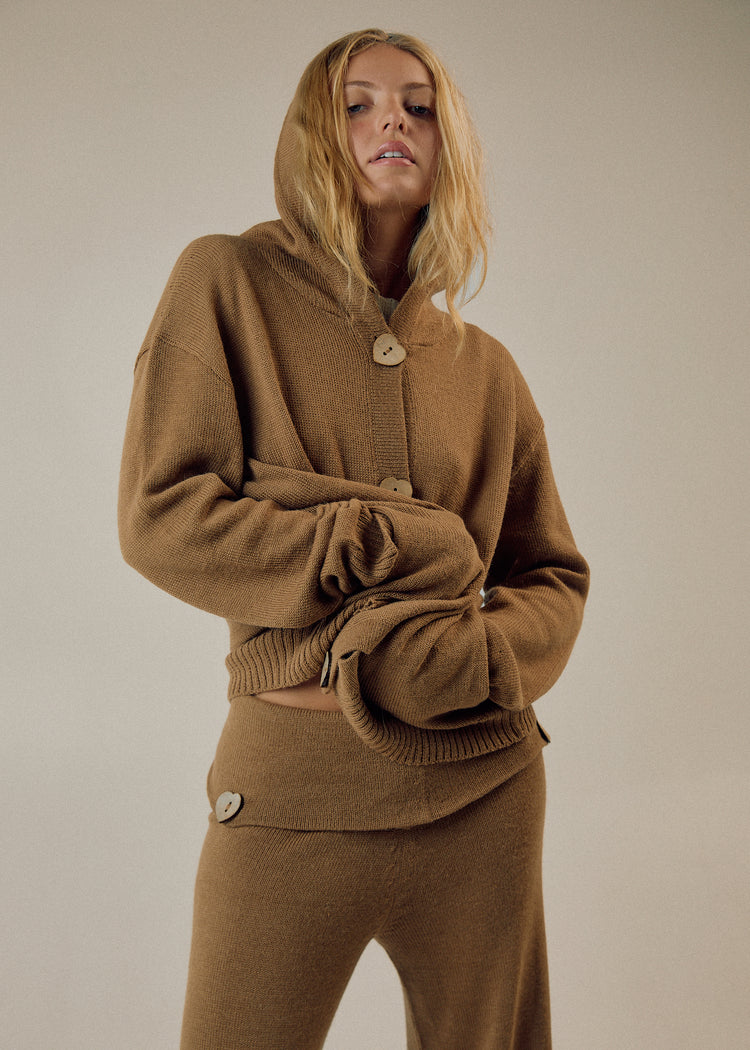 Cuddle Cardigan (CAMEL)
