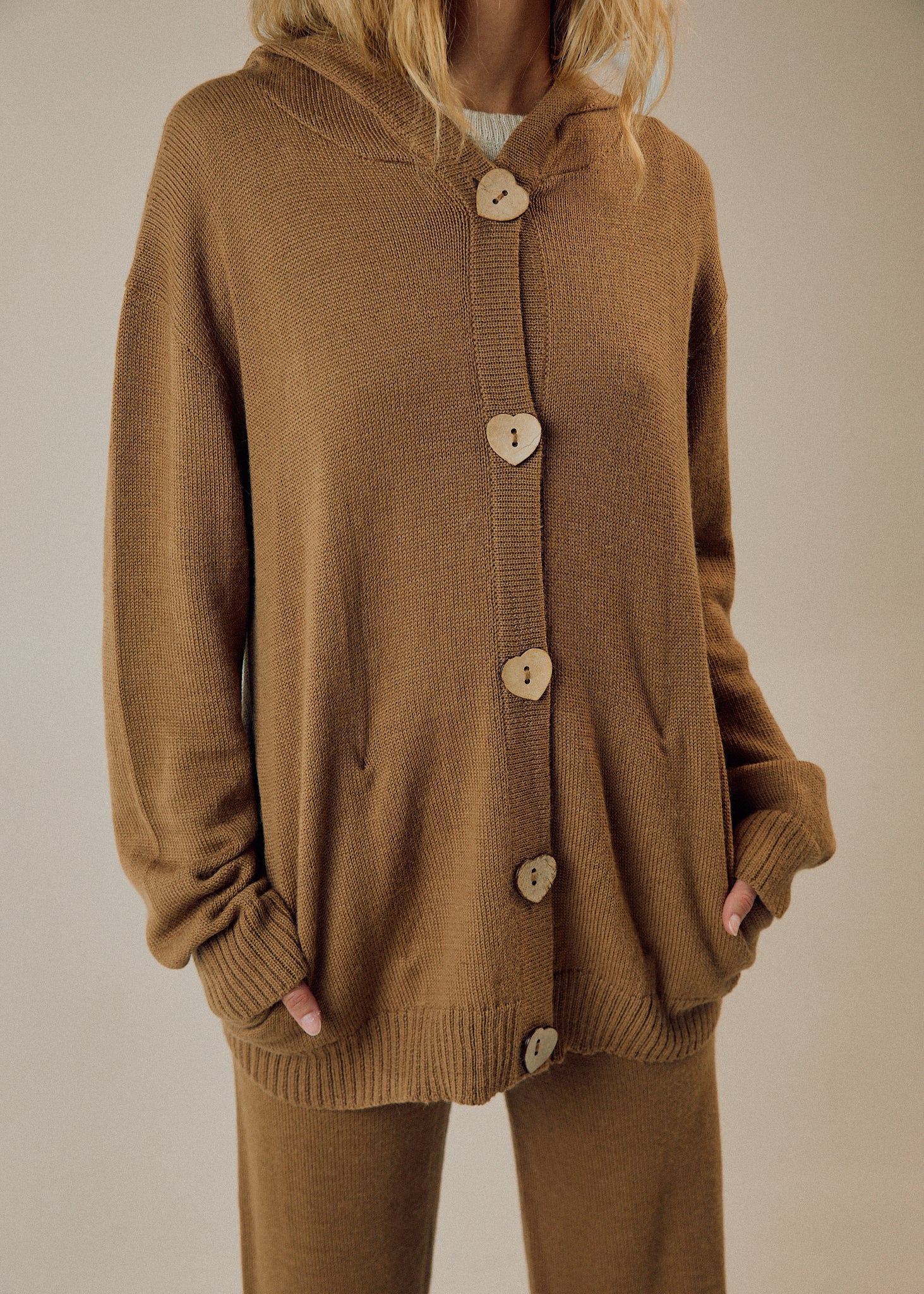 Cuddle Cardigan (CAMEL)